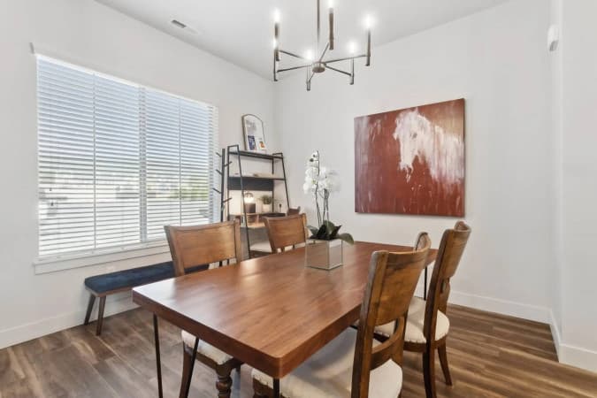 Dining area and workspace