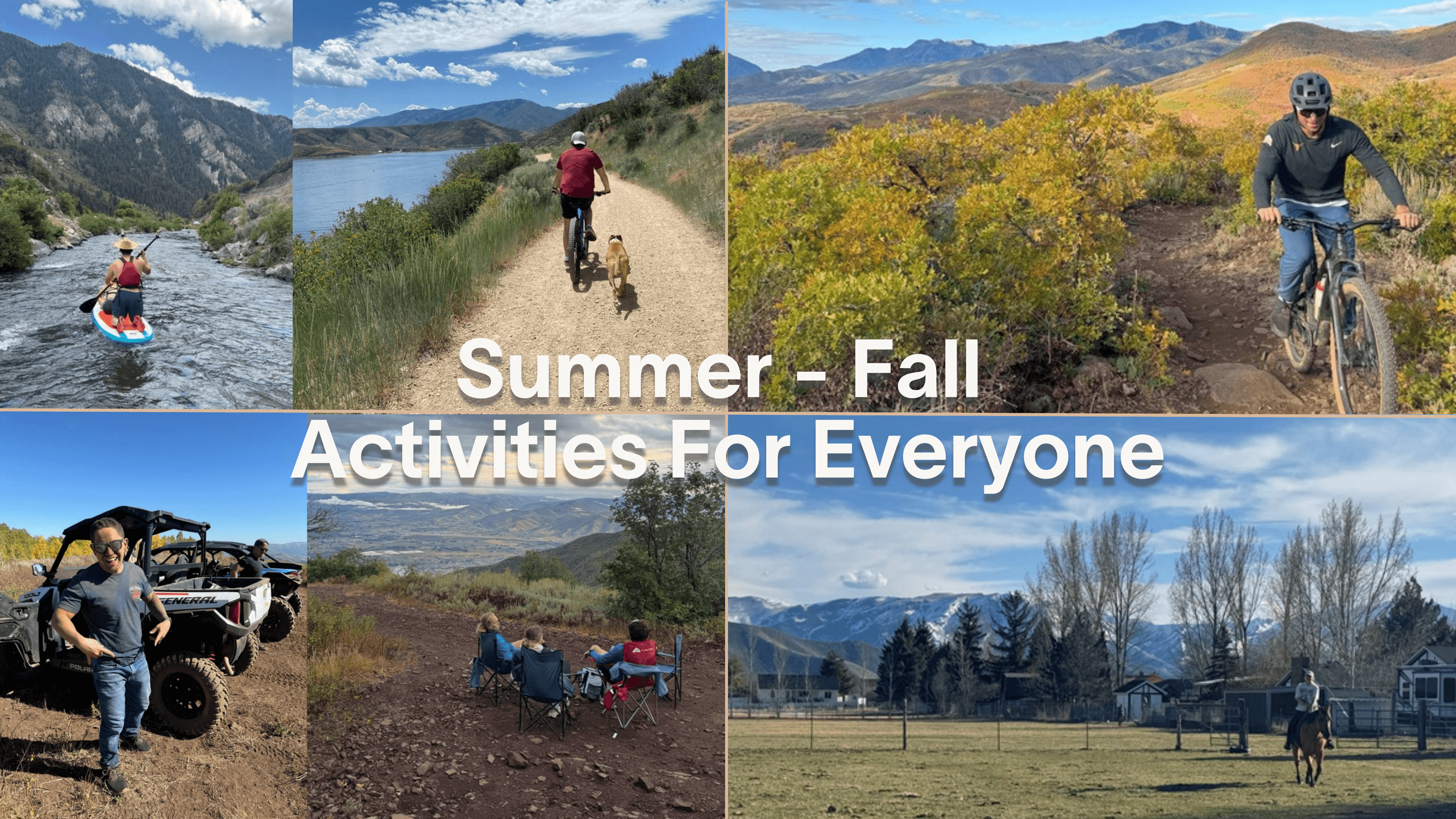Summer and fall activities